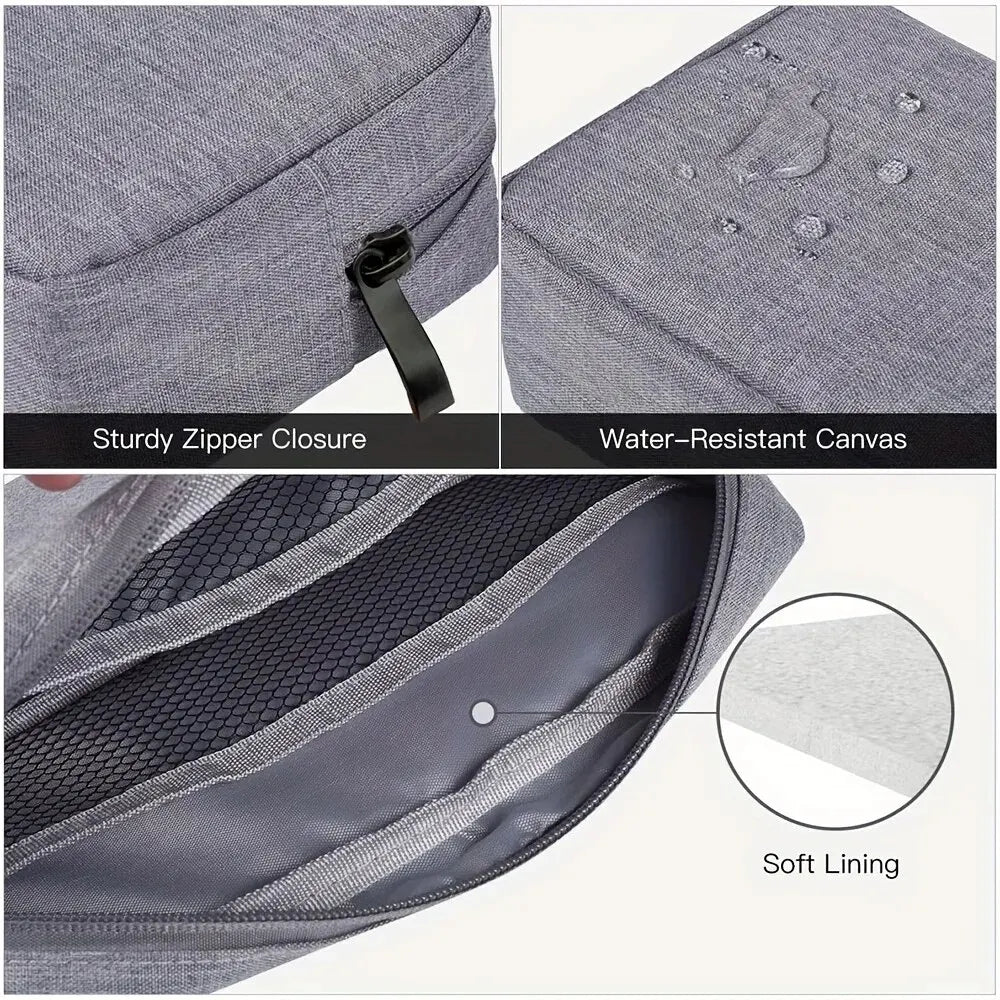 Small Travel Cable Organizer Bag Electronics Storage SD Card Pouch