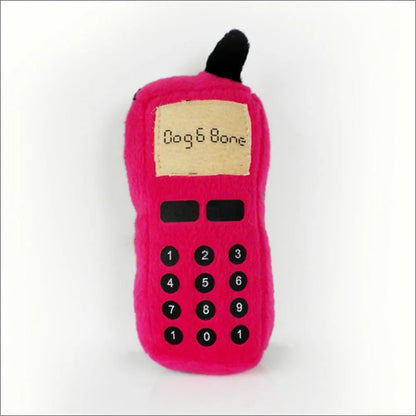 Phone Shaped Squeaky Pet Toys - Durable Interactive Training Chew