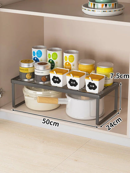 Multi-Layer Kitchen Countertop Organizer Spice Rack Storage Shelf