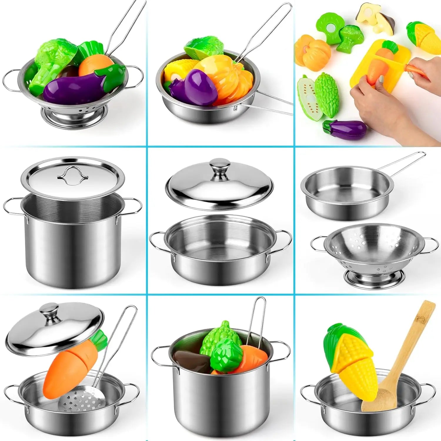 Complete Kitchen Playset - Interactive Cooking Toy Set for Kids