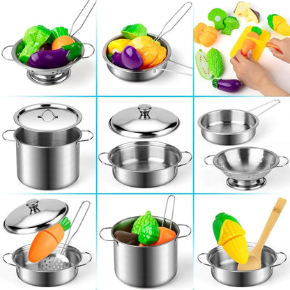 Complete Kitchen Playset - Interactive Cooking Toy Set for Kids