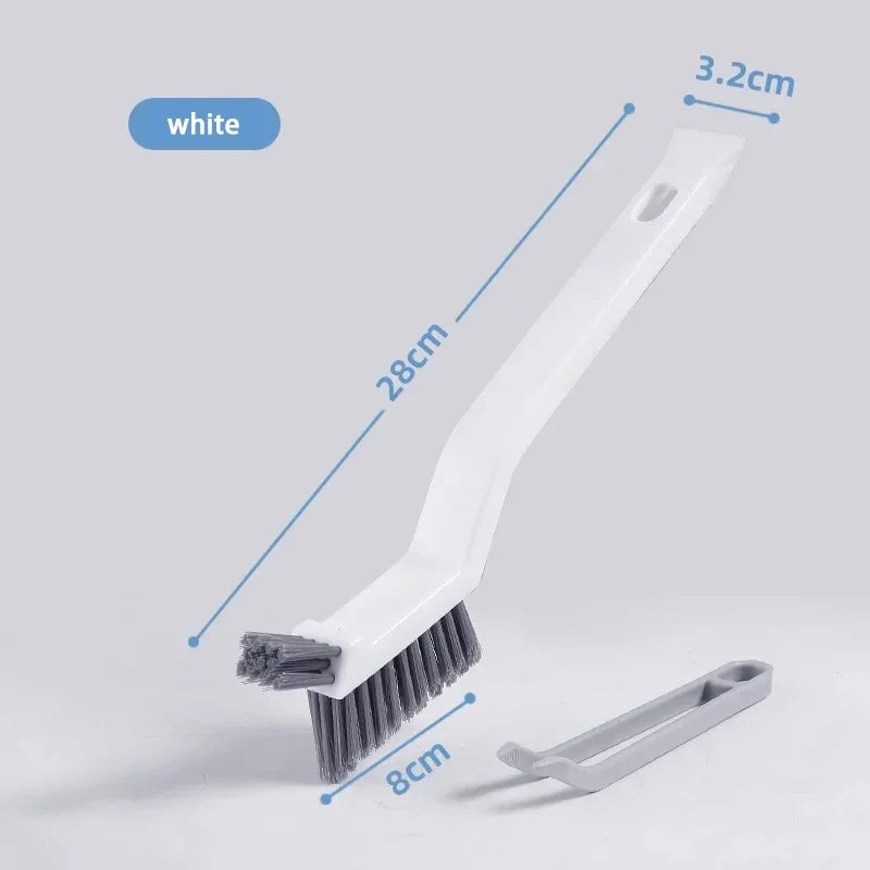 2-in-1 Corner Gap Cleaning Brush - Bathroom Floor Tile Scrubber