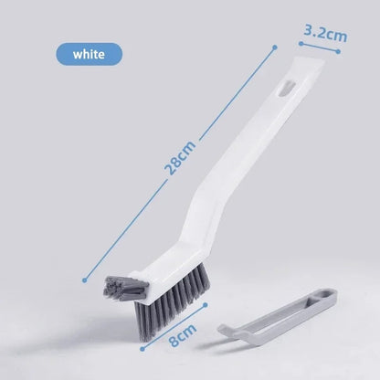 2-in-1 Corner Gap Cleaning Brush - Bathroom Floor Tile Scrubber
