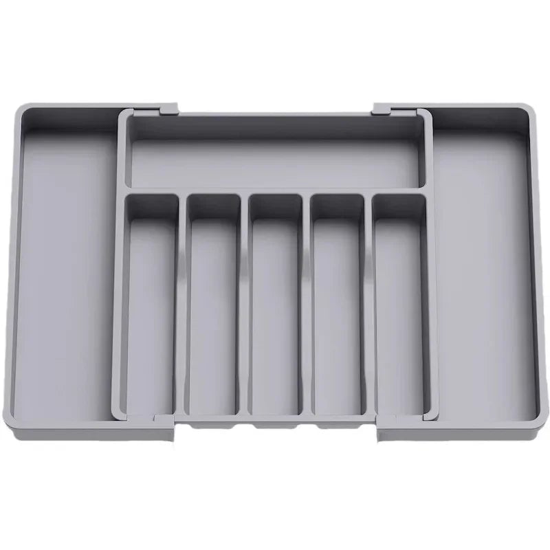 Adjustable Kitchen Drawer Organizer Tray - Expandable Cutlery Storage