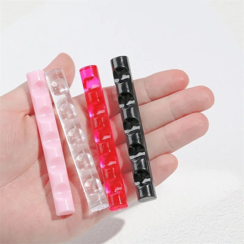 5-Grid Nail Art Brush Holder Stand - Professional Display Organizer