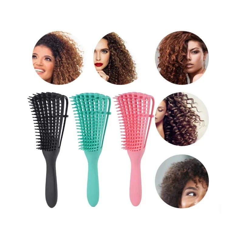 Scalp Exfoliating Massage Comb - Hair Care Tool for Curly Hair & Wigs