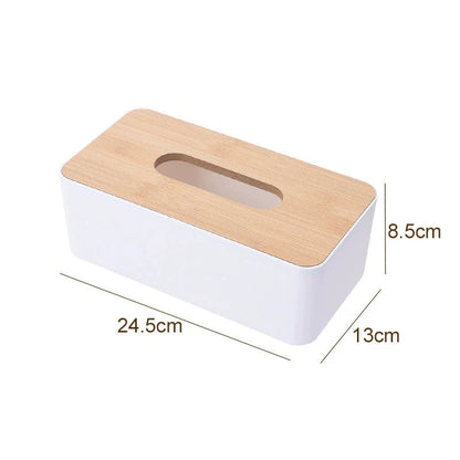 Detachable Plastic Kitchen Tissue Box Rectangle Minimalist Design