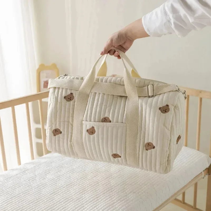 Large Multi-functional Diaper Bag Travel Tote - High Capacity Mommy Bag