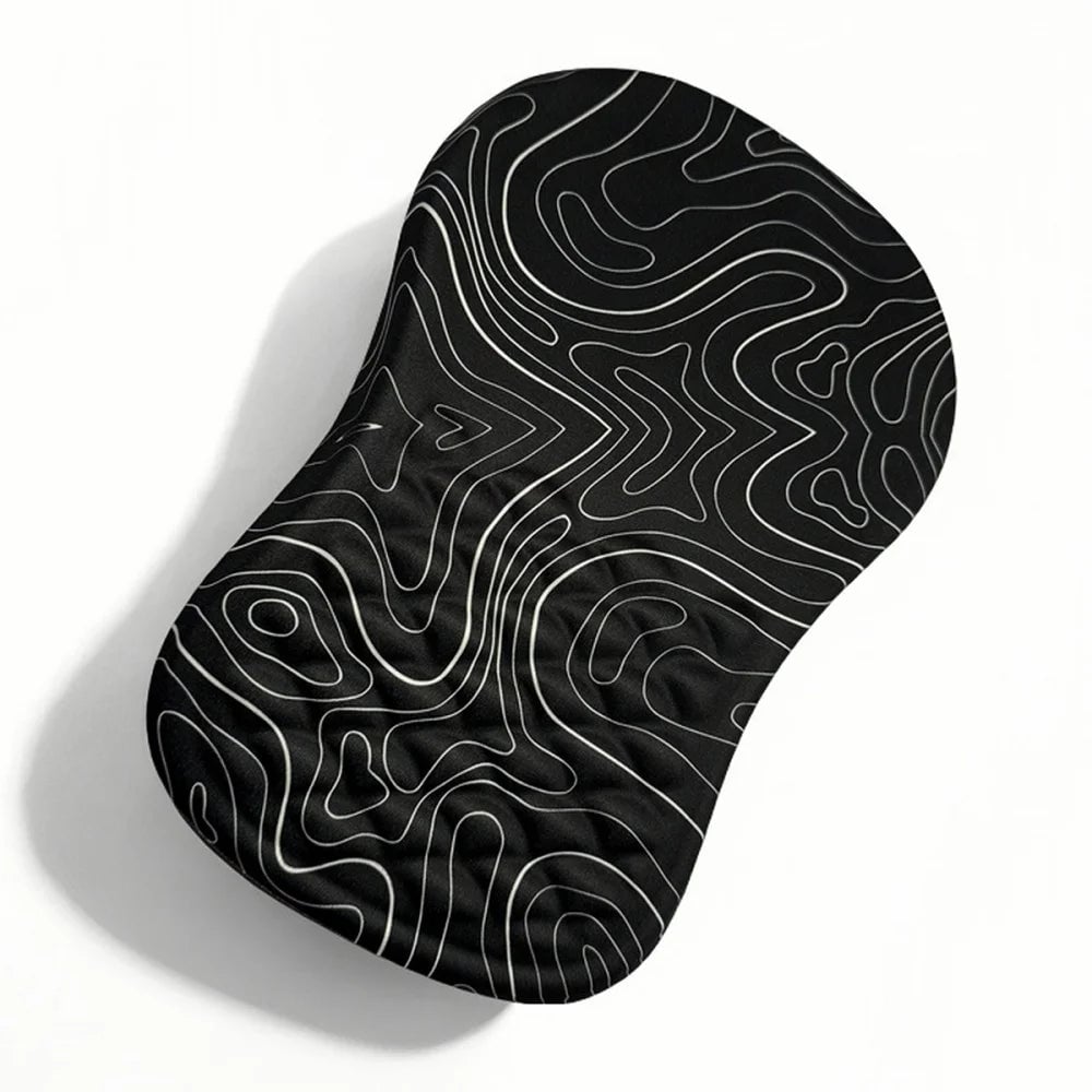 Ergonomic Memory Foam Wrist Rest Mouse Pad - Non-Slip Computer Support