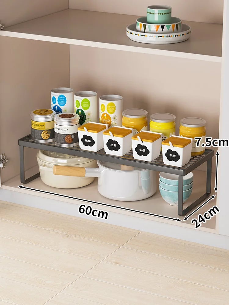 Multi-Layer Kitchen Countertop Organizer Spice Rack Storage Shelf