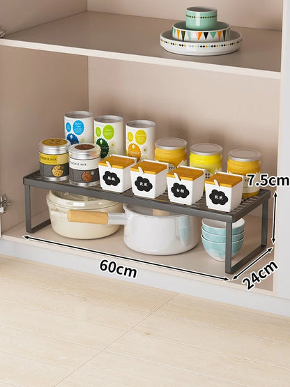 Multi-Layer Kitchen Countertop Organizer Spice Rack Storage Shelf