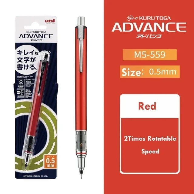 Uni Kura Toga 0.5mm Auto-Rotation Mechanical Pencil M5-559