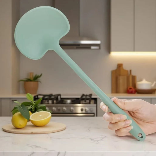 Silicone Mushroom Spatula Non-Stick High Heat Long Handle Cookware