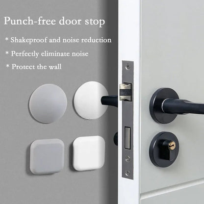 Silicone Door Stopper Wall Protector - Shockproof Doorknob Guard
