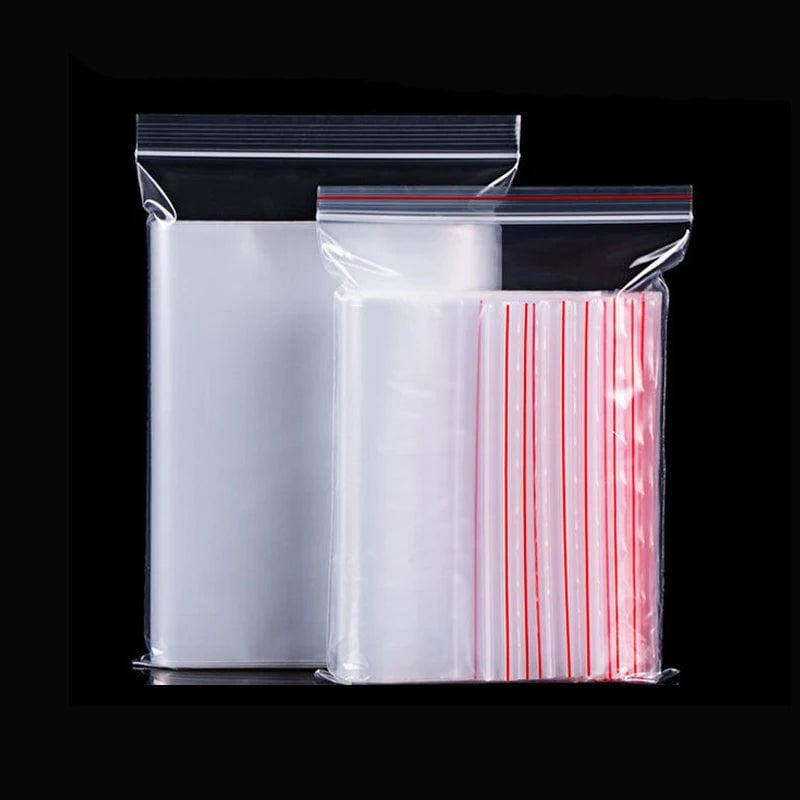 Transparent Ziplock Bags - Small Parts Storage & Organization