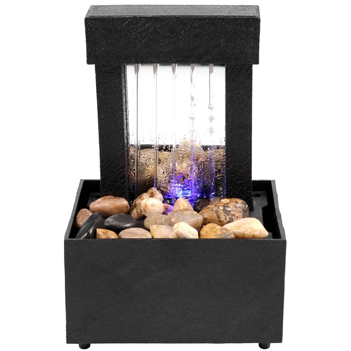 Desktop Waterfall Fountain - Small Tabletop Water Feature Decor