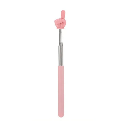 Telescopic Stainless Steel Teaching Pointer Rod - Finger Design Stick