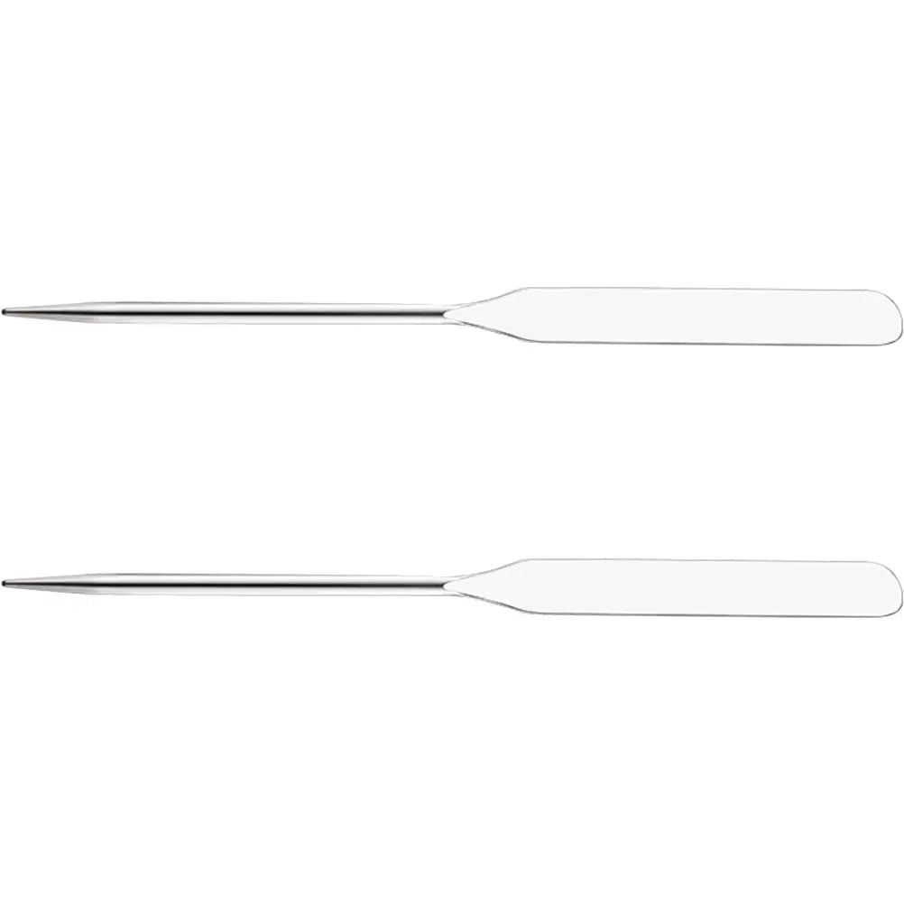 2Pcs Stainless Steel Makeup Mixing Rods Foundation Nail Art Tools