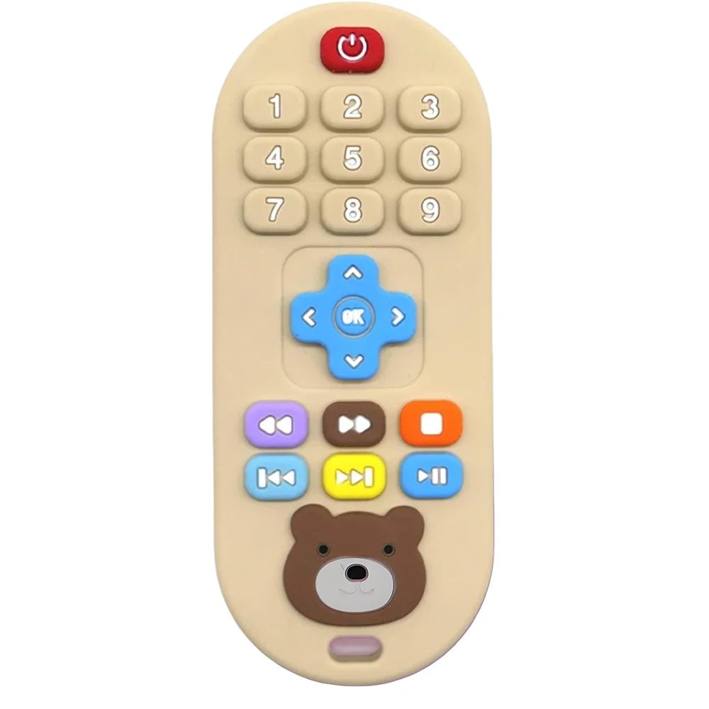 Silicone Remote Control Baby Teether Toys 1-4 Pack Kids Safe