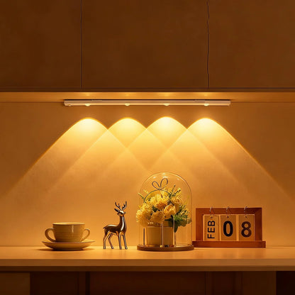 USB Rechargeable LED Motion Sensor Under Cabinet Light Kitchen