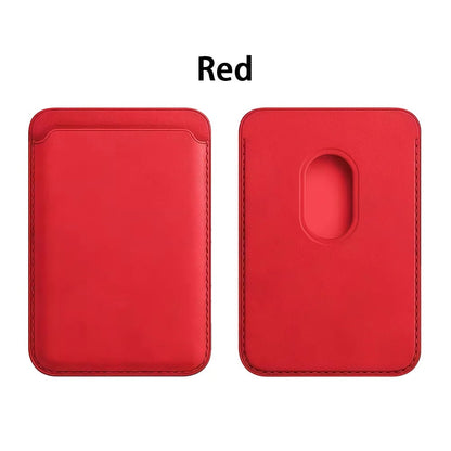MagSafe Leather Wallet Case iPhone 16/15/14/13/12 Pro Max Magnetic