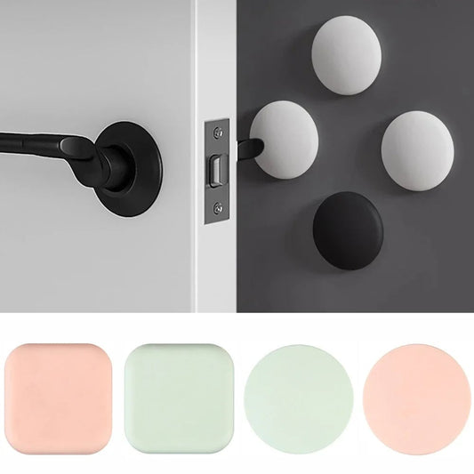 Silicone Door Stopper Wall Protector - Shockproof Doorknob Guard