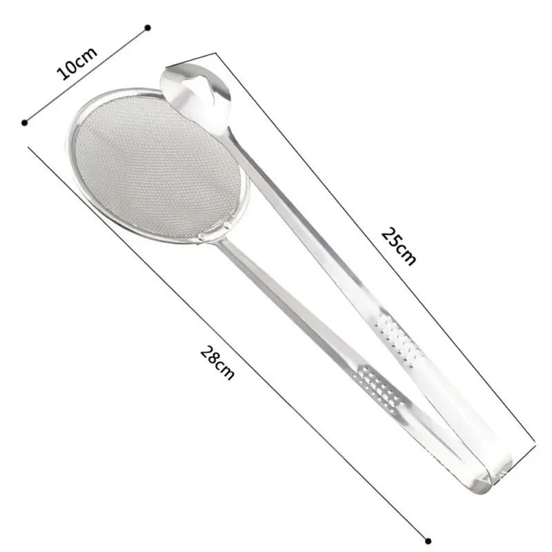 Stainless Steel Food Strainer Spoon - French Fry Kitchen Drainer
