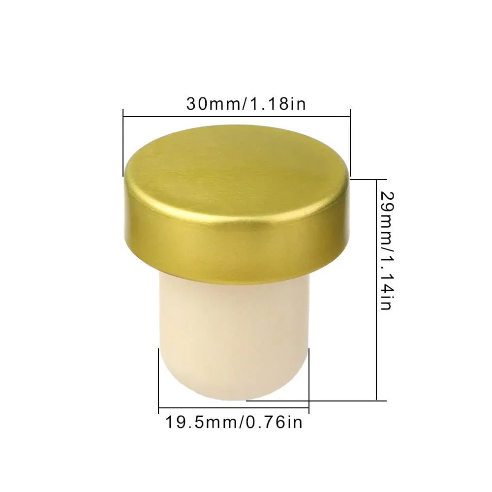 Silicone Wine Bottle Cork Stopper - Vacuum Sealed Bar Tool
