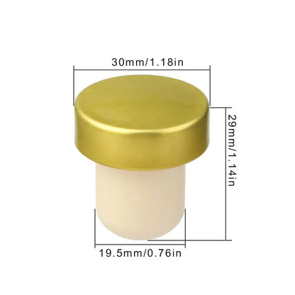 Silicone Wine Bottle Cork Stopper - Vacuum Sealed Bar Tool