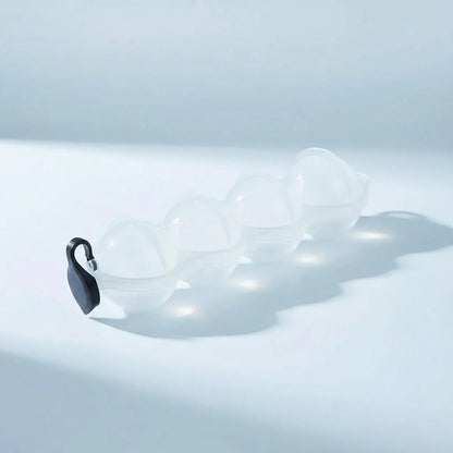 4 Cavity Silicone Whiskey Ice Ball Mold - Premium Cocktail Maker