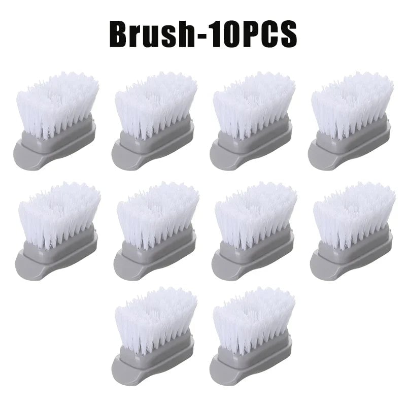 Soap Dispensing Kitchen Sponge Brush Long Handle Press Type Scrubber