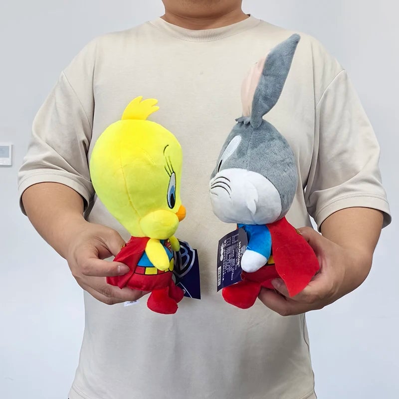 20cm Warner Bros Looney Tunes Plush Toys Superman Tweety Bugs Bunny