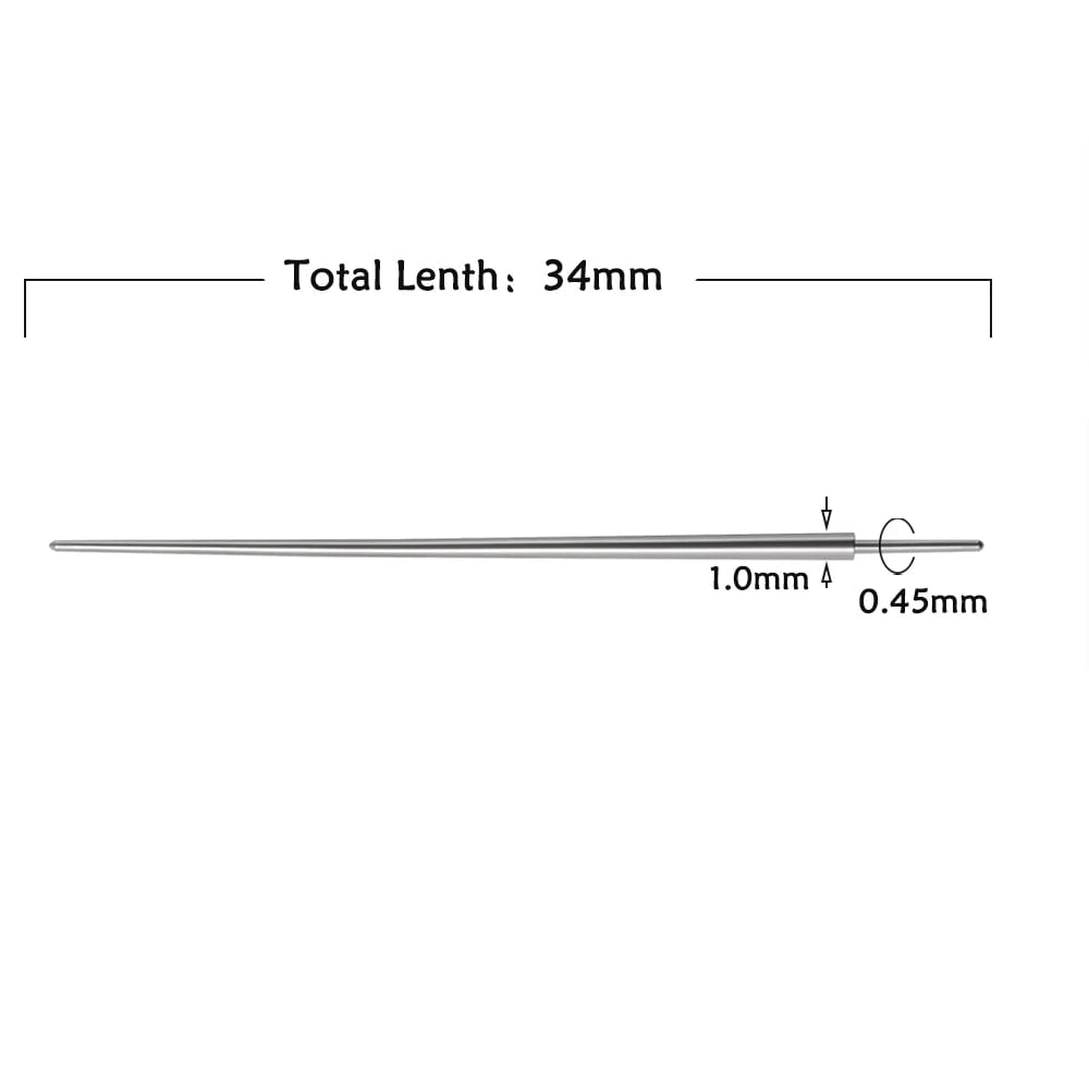 Surgical Steel Insertion Taper 14G 16G 18G Thread Threadless Tool