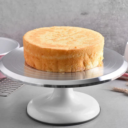 10 Inch Aluminum Alloy Cake Turntable Silent Bearing Revolving Stand