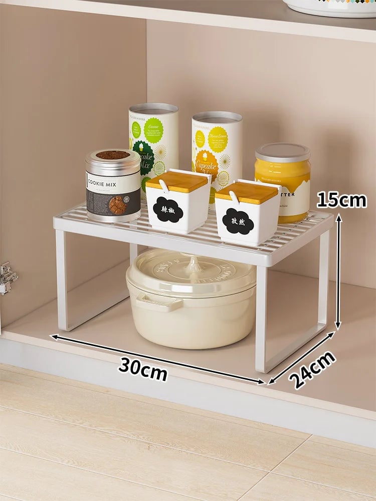 Multi-Layer Kitchen Countertop Organizer Spice Rack Storage Shelf