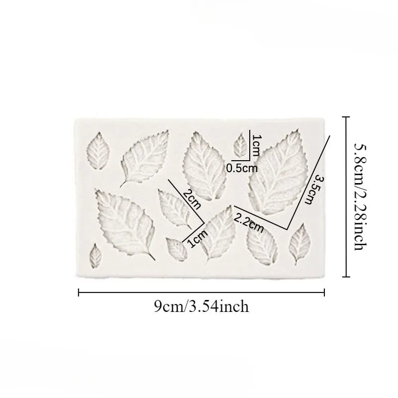 Maple Leaf Silicone Chocolate Molds - Food Grade Baking Tools