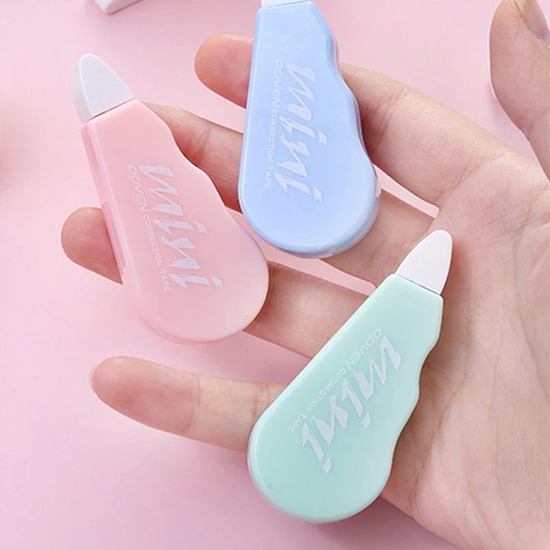 6-Piece Kawaii Macaron Correction Tape Set - School Office Supplies