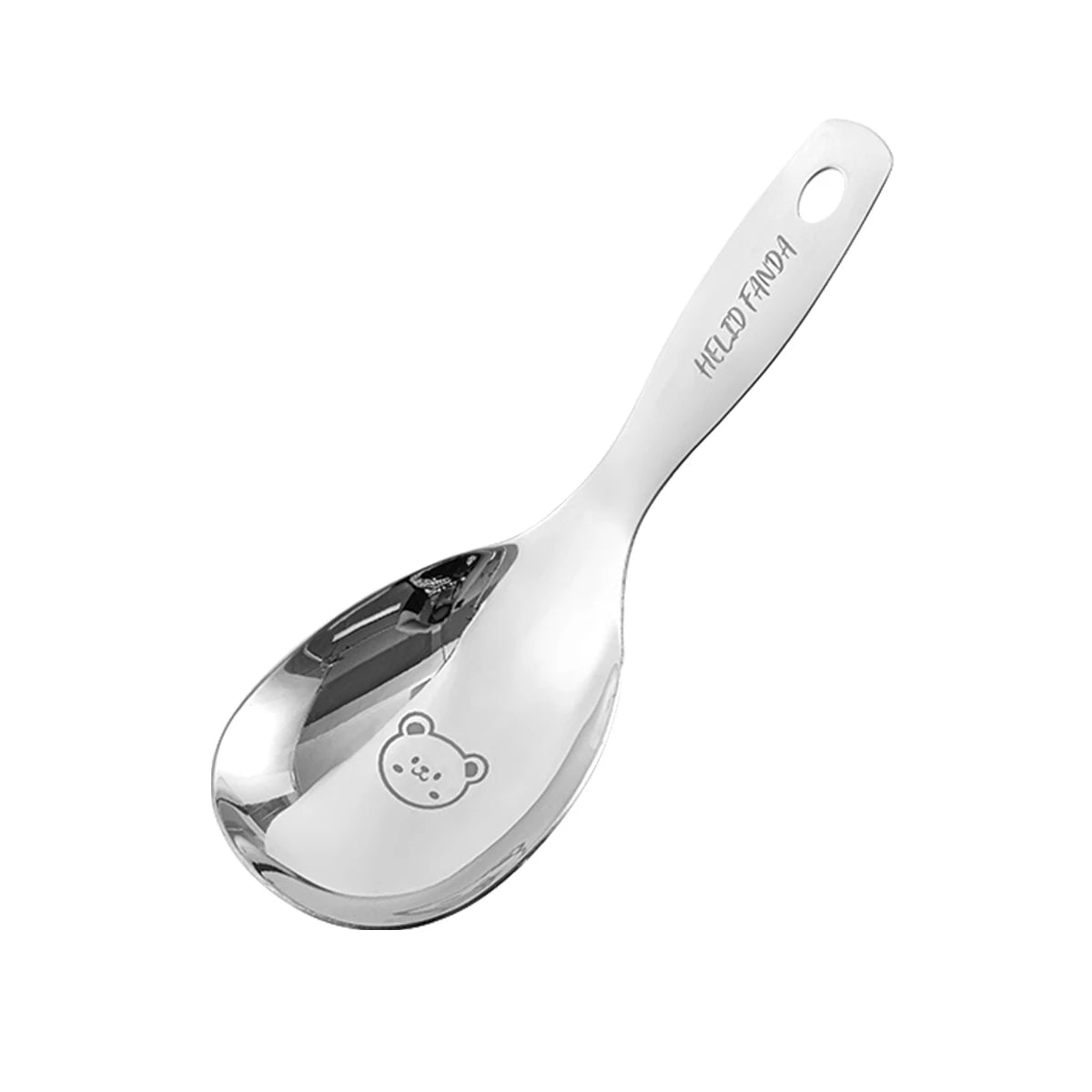304 Stainless Steel Non-Stick Rice Spoon Anti-Scald Handle Cooker