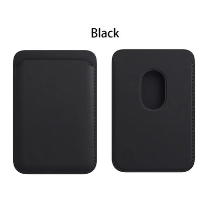 MagSafe Leather Wallet Case iPhone 16/15/14/13/12 Pro Max Magnetic