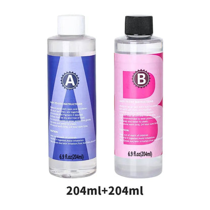 1:1 Crystal Clear Epoxy Resin Kit - High Gloss Bubble-Free Coating