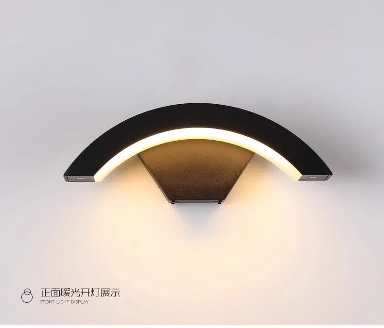 18W LED Motion Sensor Wall Light Waterproof Outdoor Aluminum AC86-265V