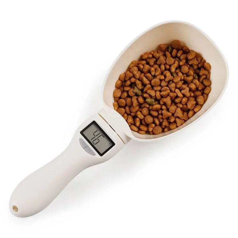 Digital Pet Food Measuring Scoop - Electronic Scale Cup with LED