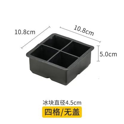 Food Grade Silicone Ice Cube Mold - Round Square Ball Ice Tray