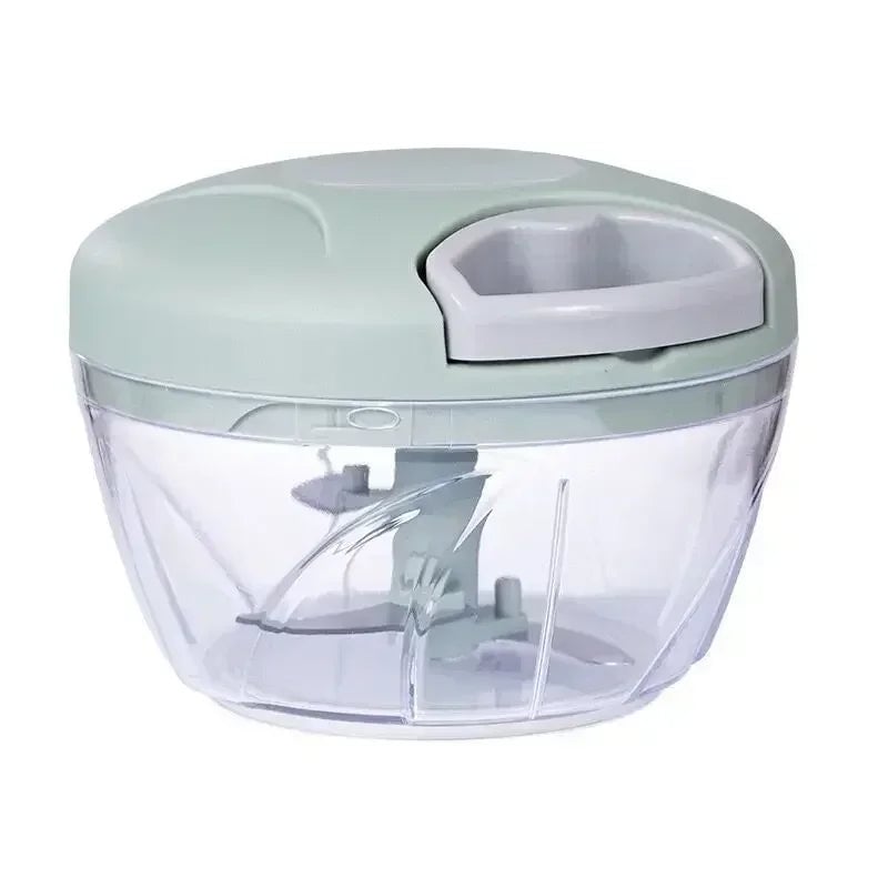 500ML Manual Meat Mincer Garlic Press Vegetable Food Chopper