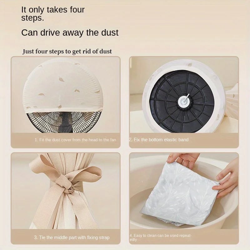 Durable Dust Cover for Small & Tower Fans - Anti-Dust Protection