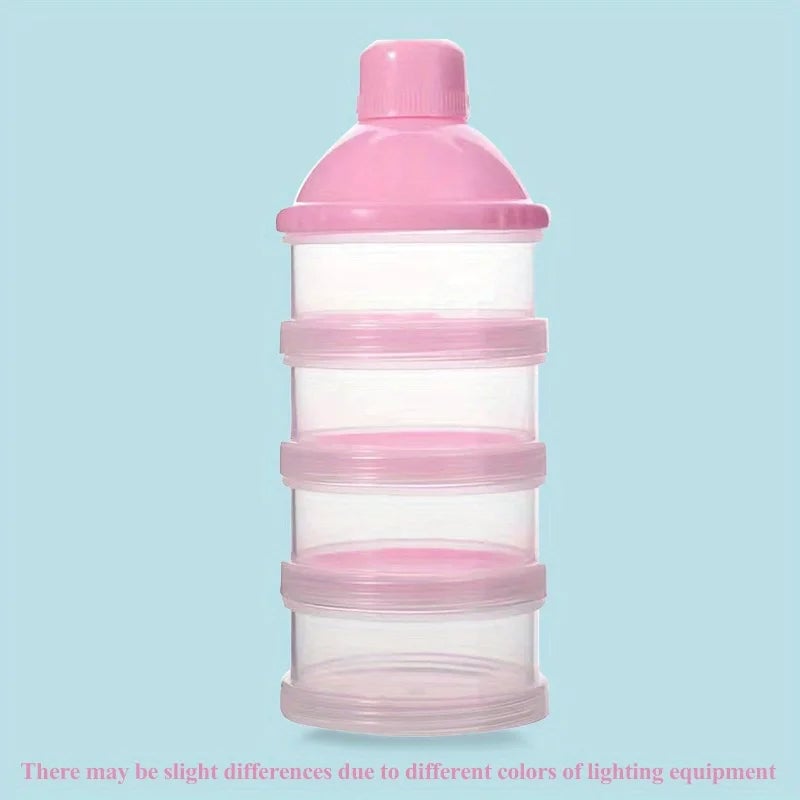 5-Grid Large Capacity Baby Milk Powder Storage Container Layered Box