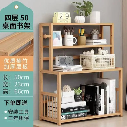 Wooden 3 Tier Bookshelf Storage Shelves Magazine Organizer Rack