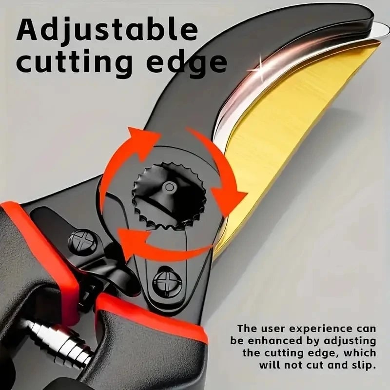 8.5" Titanium Bypass Pruning Shears T13 Professional Garden Tool