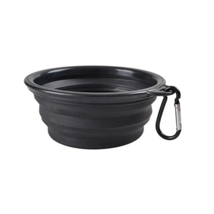 Collapsible TPR Silicone Pet Bowl - Portable Travel Food Water Bowl