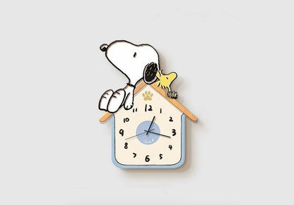 Snoopy Wall Clock - Cartoon Character Design Indoor Decor